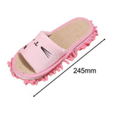 Maxbell Lazy Mop Slippers Washable Women Men Comfortable Shoes for Bedroom Bathroom Pink