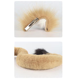 Maxbell Lion Ear and Tail Set Animal Ears Hair Clip for Halloween Fancy Dress