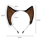 Maxbell Fox Ears Headband Cosplay Photo Props Headwear Headdress for Birthday