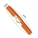 Maxbell Fashion Women Belt Wide Waistband Casual Waist Chain Party Dress PU Leather camel