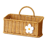 Maxbell Wall Mount Basket with Hanging Handle Decoration for Vegetable Ginger Garlic