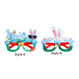 Maxbell Easter Glasses Frame Costume Accessories Easter Bunny Ears Eggs Eyeglasses Style A
