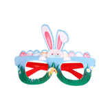 Maxbell Easter Glasses Frame Costume Accessories Easter Bunny Ears Eggs Eyeglasses Style B