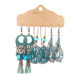 Maxbell Dangle Earrings Set Ear Stud Statement Earrings Tassel for Gifts Women Girls  Style E