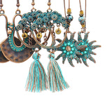 Maxbell Dangle Earrings Set Ear Stud Statement Earrings Tassel for Gifts Women Girls Style F