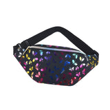Maxbell Fanny Pack Pouch Waist Bag for Boys Grils Hiking Concert Festival Black
