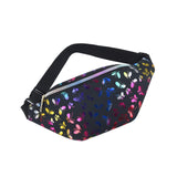 Maxbell Fanny Pack Pouch Waist Bag for Boys Grils Hiking Concert Festival Black