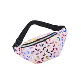Maxbell Fanny Pack Pouch Waist Bag for Boys Grils Hiking Concert Festival Pink
