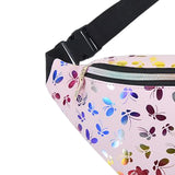 Maxbell Fanny Pack Pouch Waist Bag for Boys Grils Hiking Concert Festival Pink