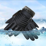 Maxbell Winter Gloves Touchscreen Warm Gloves for Riding Outdoor  Plush Stripe