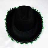 Maxbell Cowboy Hat Party Favors Wide Brim Dress up Holiday Cowgirl Fancy Dress Props