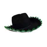 Maxbell Cowboy Hat Party Favors Wide Brim Dress up Holiday Cowgirl Fancy Dress Props