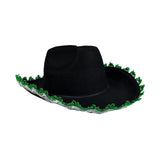 Maxbell Cowboy Hat Party Favors Wide Brim Dress up Holiday Cowgirl Fancy Dress Props