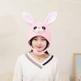 Maxbell Lovely Rabbit Hat Decoration Costume Party Bunny Headgear Beanie Winter Hat