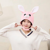 Maxbell Lovely Rabbit Hat Decoration Costume Party Bunny Headgear Beanie Winter Hat