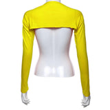 Maxbell Comfortable Sleeve Shawl Breathable Arm Sleeve for Outdoor yellow