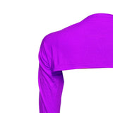 Maxbell Comfortable Sleeve Shawl Breathable Arm Sleeve for Outdoor dark violet
