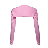 Maxbell Comfortable Sleeve Shawl Breathable Arm Sleeve for Outdoor apricot