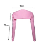 Maxbell Comfortable Sleeve Shawl Breathable Arm Sleeve for Outdoor apricot