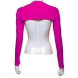 Maxbell Comfortable Sleeve Shawl Breathable Arm Sleeve for Outdoor rose red