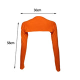 Maxbell Comfortable Sleeve Shawl Breathable Arm Sleeve for Outdoor orange