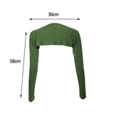 Maxbell Comfortable Sleeve Shawl Breathable Arm Sleeve for Outdoor dark green