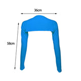 Maxbell Comfortable Sleeve Shawl Breathable Arm Sleeve for Outdoor blue