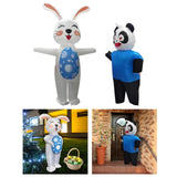 Maxbell Inflatable Costume Cosplay Funny Dress up for Carnival Props rabbiit