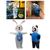 Maxbell Inflatable Costume Cosplay Funny Dress up for Carnival Props rabbiit