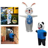 Maxbell Inflatable Costume Cosplay Funny Dress up for Carnival Props rabbiit
