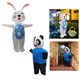 Maxbell Inflatable Costume Cosplay Funny Dress up for Carnival Props rabbiit