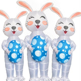 Maxbell Inflatable Costume Cosplay Funny Dress up for Carnival Props rabbiit