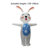 Maxbell Inflatable Costume Cosplay Funny Dress up for Carnival Props rabbiit