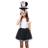 Maxbell Bunny Costume Rabbit Topper Hat Cosplay Skirt for Kids Easter Carnival