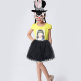 Maxbell Bunny Costume Rabbit Topper Hat Cosplay Skirt for Kids Easter Carnival