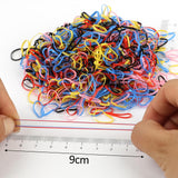 Maxbell 6x 1000Pcs/Pack Small Hair Bands Hair Accessories Ponytail Holder Birthday
