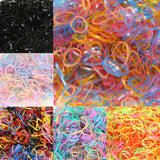 Maxbell 6x 1000Pcs/Pack Small Hair Bands Hair Accessories Ponytail Holder Birthday