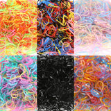 Maxbell 6x 1000Pcs/Pack Small Hair Bands Hair Accessories Ponytail Holder Birthday