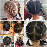 Maxbell 6x 1000Pcs/Pack Small Hair Bands Hair Accessories Ponytail Holder Birthday