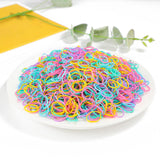 Maxbell 3000 Pieces Elastic Hair Bands Hair Rubber Bands for Wedding Hairstyle