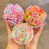 Maxbell 3000 Pieces Elastic Hair Bands Hair Rubber Bands for Wedding Hairstyle