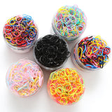 Maxbell 3000 Pieces Elastic Hair Bands Hair Rubber Bands for Wedding Hairstyle