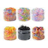 Maxbell 3000 Pieces Elastic Hair Bands Hair Rubber Bands for Wedding Hairstyle