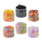 Maxbell 3000 Pieces Elastic Hair Bands Hair Rubber Bands for Wedding Hairstyle