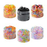 Maxbell 3000 Pieces Elastic Hair Bands Hair Rubber Bands for Wedding Hairstyle