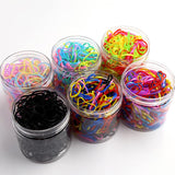 Maxbell 3000 Pieces Elastic Hair Bands Hair Rubber Bands for Wedding Hairstyle