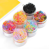 Maxbell 3000 Pieces Elastic Hair Bands Hair Rubber Bands for Wedding Hairstyle