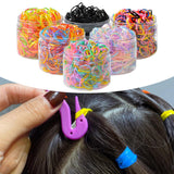 Maxbell 3000 Pieces Elastic Hair Bands Hair Rubber Bands for Wedding Hairstyle