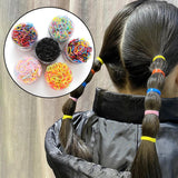 Maxbell 3000 Pieces Elastic Hair Bands Hair Rubber Bands for Wedding Hairstyle