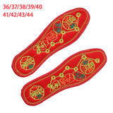 Maxbell Chinese Red Insole Feng Shui Replacement Good Luck Insoles for Climbing 36